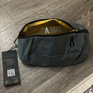 Men's Black Belt Bag